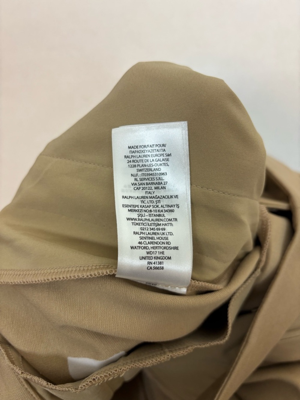 Lauren Ralph Lauren Ponte Ankle Pants in Tan Size XL - Picture 12 of 16